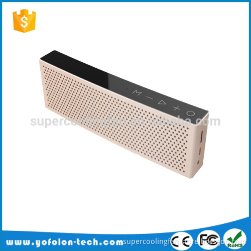 All metal sheel with radial and touch press key design RDA Protable Bluetooth Speaker